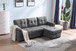 Lucca - Reversible Sectional Sleeper Sofa Chaise With Storage