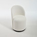 360 Degree Swivel Armless Dining Barrel Chair