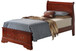Upholstered Panel Sleigh Bed Design