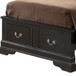 Upholstered Panel Sleigh Bed Design
