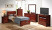 Upholstered Panel Sleigh Bed Design