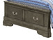 Upholstered Panel Sleigh Bed Design