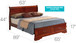 Upholstered Panel Sleigh Bed Design