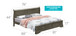 Upholstered Panel Sleigh Bed Design