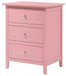 Dove Tailed Drawers 3 Drawer Nightstand