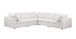 1100 - 5-Piece L-Shaped Sectional - Pearl