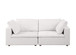 1100 - Modular Loveseat - Pearl