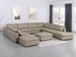 1100 - Top-Grain Italian Leather 11-Piece Sectional With Chaise