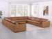 1100 - 10-Piece U-Shaped Sectional In Top-Grain Italian Leather
