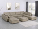 1100 - Top-Grain Italian Leather 9-Piece Sectional With Chaise