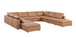 1100 - 10-Piece U-Shaped Sectional With Chaise In Top-Grain Italian Leather