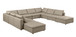 1100 - 10-Piece U-Shaped Sectional With Chaise In Top-Grain Italian Leather