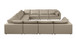 1100 - 11-Piece U-Shaped Sectional In Top-Grain Italian Leather