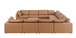 1100 - 11-Piece U-Shaped Sectional In Top-Grain Italian Leather