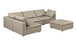 1100 - 5-Piece Left Arm Facing 3-Seat Sectional (Top-Grain Italian Leather)
