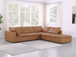 1100 - 5-Piece 4-Seat Sectional (Top-Grain Italian Leather)