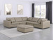 1100 - 6-Piece L-Shaped Sectional (Top-Grain Italian Leather)