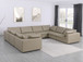 1100 - 8-Piece U-Shaped Sectional In Top-Grain Italian Leather