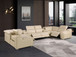1116 - 10-Piece U-Shaped Sectional Sofa In With 4 Power Recliners & Power Headrests