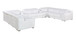 1116 - 10-Piece U-Shaped Sectional Sofa In With 4 Power Recliners & Power Headrests