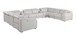1116 - 10-Piece U-Shaped Sectional Sofa In With 4 Power Recliners & Power Headrests