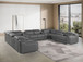 1116 - 12-Piece U-Shaped Sectional Sofa In With 4 Power Recliners & Power Headrests
