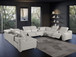 1116 - 12-Piece U-Shaped Sectional Sofa In With 4 Power Recliners & Power Headrests