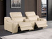 1116 - 3-Piece Modular Power Reclining Console Loveseat In With 2 Power Recliners & Power Headrests