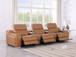 1116 - 5-Piece Modular Power Reclining Sofa In With 3 Power Recliners & Power Headrests