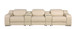 1116 - 5-Piece Modular Power Reclining Sofa In With 3 Power Recliners & Power Headrests