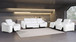 1116 - 7-Piece Modular Power Reclining Sofa, Loveseat & Chair Set In With 5 Power Recliners & Power Headrests