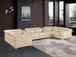 1116 - 8-Piece U-Shaped Sectional Sofa In With 2 Power Recliners & Power Headrests