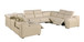 1116 - 8-Piece U-Shaped Sectional Sofa In With 4 Power Recliners & Power Headrests
