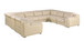 1116 - 8-Piece U-Shaped Sectional Sofa In With 4 Power Recliners & Power Headrests