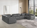 1116 - 8-Piece U-Shaped Sectional Sofa In With 4 Power Recliners & Power Headrest