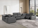 1116 - 8-Piece U-Shaped Sectional Sofa In With 4 Power Recliners & Power Headrest