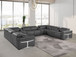 1126 - 12-Piece U-Shaped Sectional Sofa In With 4 Power Recliners & Power Headrests