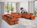 1126 - 12-Piece U-Shaped Sectional Sofa In With 4 Power Recliners & Power Headrests