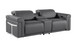 1126 - 3-Piece Modular Power Reclining Loveseat In With 2 Power Recliners & Power Headrests
