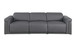1126 - 3-Piece Modular Power Reclining Sofa In With 3 Power Recliners & Power Headrests