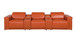 1126 - 5-Piece Modular Power Reclining Sofa In With 3 Power Recliners & Power Headrests