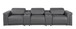 1126 - 5-Piece Modular Power Reclining Sofa In With 3 Power Recliners & Power Headrests