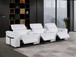 1126 - 5-Piece Modular Power Reclining Sofa In With 3 Power Recliners & Power Headrests