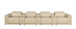 1126 - 7-Piece Modular Power Reclining Sofa In With 4 Power Recliners & Power Headrests