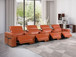 1126 - 7-Piece Modular Power Reclining Sofa In With 4 Power Recliners & Power Headrests