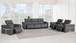 1126 - 7-Piece Modular Power Reclining Sofa, Loveseat & Chair Set In With 6 Power Recliners & Power Headrests
