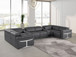 1126 - 8-Piece U-Shaped Sectional Sofa In With 2 Power Recliners & Power Headrests