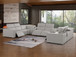 1208 - 10 Piece U Shaped Leather Sectional With 4 Power Recliners & Power Headrest