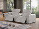 1208 - Dual Power Reclining Console Loveseat