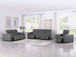 1208 - Leather Reclining Set (Sofa, Loveseat & Chair With 5 Power Recliners)